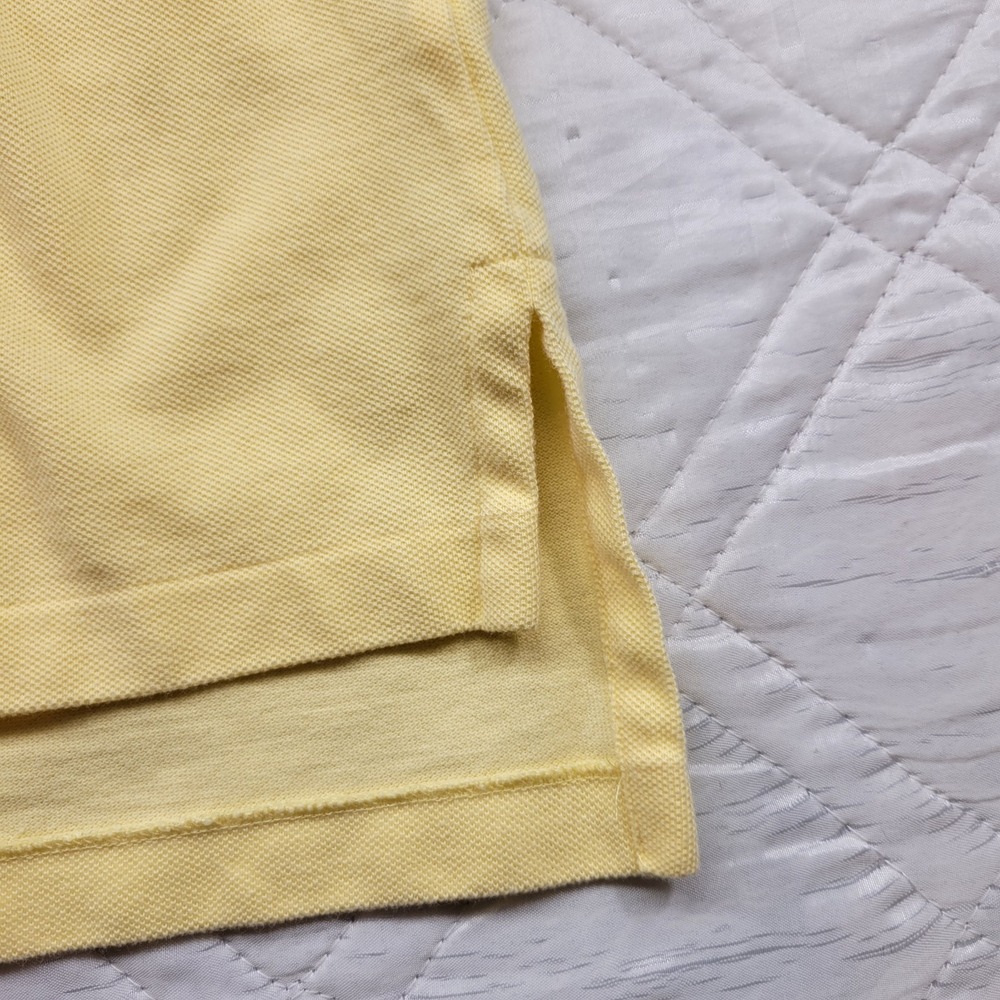 POLO Ralph Lauren yellow 100% cotton Polo shirt size XL - Picture 4 of 6